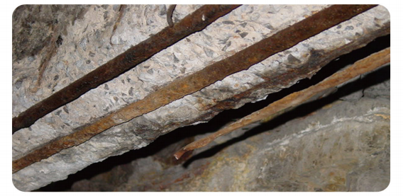 壽光聯盟化工廠廠房大梁縱筋銹斷鑒定加固